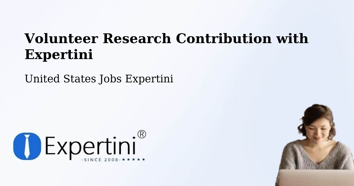 Volunteer Research Contribution Program – Devola - United States Jobs Expertini